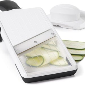 Adjustable Handheld Mandoline Slicer with Food Holder - Image 10