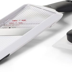 Adjustable Handheld Mandoline Slicer with Food Holder - Image 3