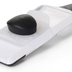 Adjustable Handheld Mandoline Slicer with Food Holder