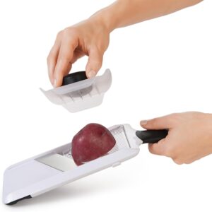 Adjustable Handheld Mandoline Slicer with Food Holder - Image 6
