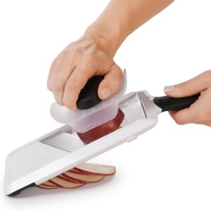 Adjustable Handheld Mandoline Slicer with Food Holder - Image 7