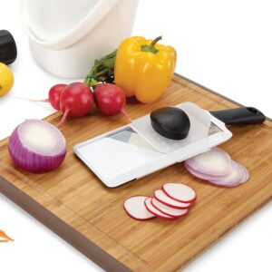 Adjustable Handheld Mandoline Slicer with Food Holder - Image 9