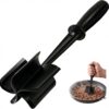 Black Multi-Blade Meat and Potato Masher Tool