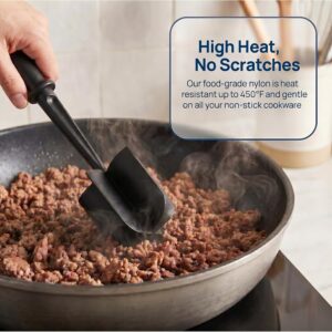 Black Multi-Blade Meat and Potato Masher Tool - Image 5