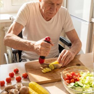 Ergonomic Angled Handle Adaptive Kitchen Knife - Image 2