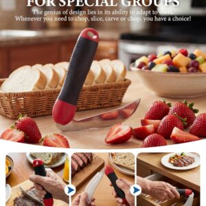 Ergonomic Angled Handle Adaptive Kitchen Knife - Image 6