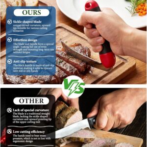 Ergonomic Angled Handle Adaptive Kitchen Knife - Image 8