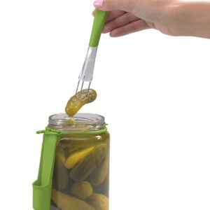 Green and White Jar-Clip Condiment Fork - Image 5