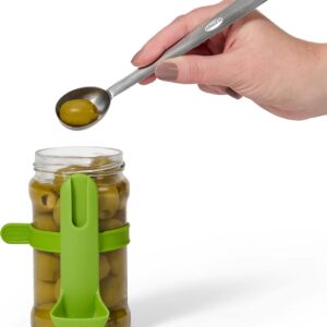 Green and White Jar-Clip Condiment Fork - Image 7