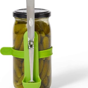 Green and White Jar-Clip Condiment Fork - Image 9