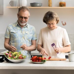 Purple Handheld Grape Slicer and Cherry Tomato Cutter - Image 7