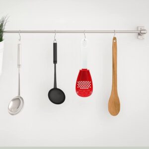 Red Silicone Slotted Cooking Spoon - Image 8