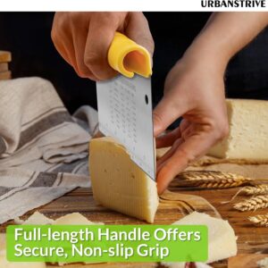 Yellow Handle Stainless Steel Bench Scraper with Measurement Equivalents - Image 4